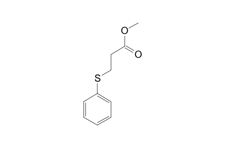 3-(phenylthio)propionic acid, methyl ester