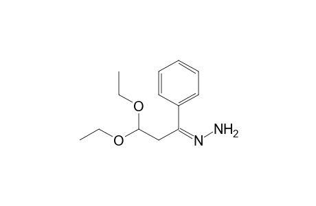 3-Hydrazono-3-phenylpropanal diethyl acetal