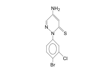 2-(3-Chloro-4-bromo-phenyl)-5-amino-2H-pyridazine-3-thione