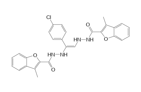 (Z)-1,2-Di[(3-methylbenzofuran-2-carbohydrazido)]-1-(4-chlorophenyl)ethene