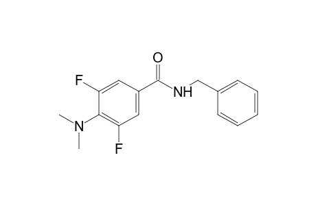 N-benzyl-3,5-difluoro-4-(dimethylamino)benzamide