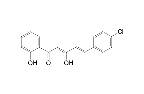 5-(4-CHLOROPHENYL)-3-HYDROXY-1-(2-HYDROXYPHENYL)-2,4-PENTEN-1-ONE