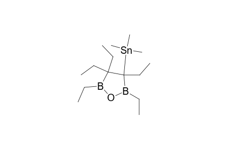 2,3,3,4,5-Pentaethyl-4-(trimethylstannyl)-1,2,5-oxadiborolane
