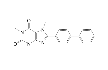 8-Biphenyl-1,3,7-trimethyl-3,7-dihydro-1H-purine-2,6-dione