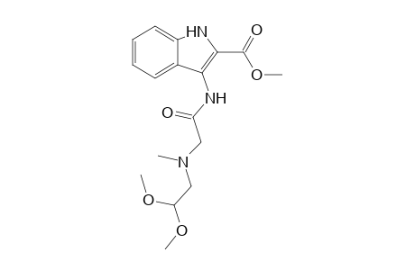 methyl 3-({[(2,2-dimethoxyethyl)(methyl)amino]acetyl}amino)-1H-indole-2-carboxylate