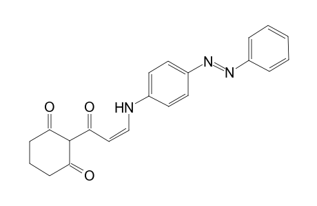 2-(3-{4-[phenyldiazenyl]anilino}-2-propenoyl)-1,3-cyclohexanedione