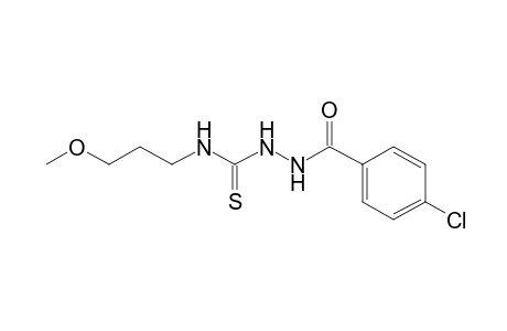 1-(p-chlorobenzoyl)-4-(3-methoxypropyl)-3-thiosemicarbazide