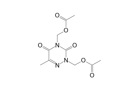 2,4-bis(hydroxymethyl)-6-methyl-as-triazine-3,5(2H,4H)-dione, diacetate