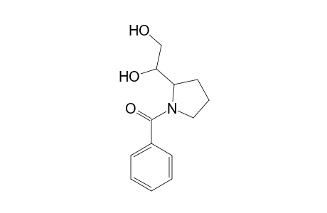 1-(1-Benzoyl-2-pyrrolidinyl)-1,2-ethanediol