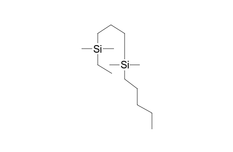 1-Dimethylethylsilyl-3-(dimethyl-n-pentylsilyl)propane