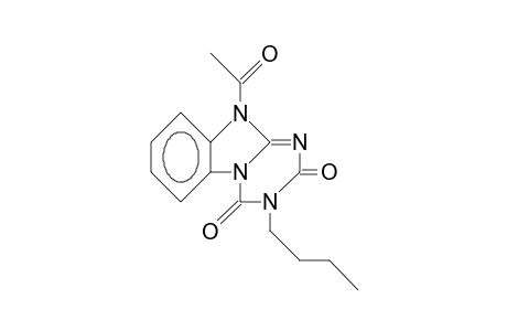 10-acetyl-3-butyl-[1,3,5]triazino[1,6-a]benzimidazole-2,4-quinone