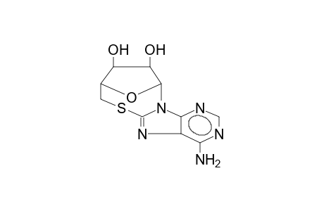 5',8-ANHYDRO-8-MERCAPTOADENOSINE