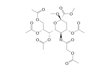 METHYL-5-(ACETOXYACETAMIDO)-4,7,8,9-TETRA-O-ACETYL-3,5-DIDEOXY-2-O-METHYL-D-GLYCERO-D-GALACTO-NON-2-ENONATE