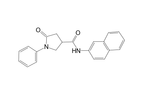 N-(2-naphthyl)-5-oxo-1-phenyl-3-pyrrolidinecarboxamide