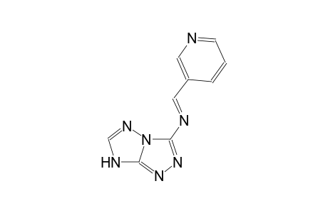 7H-[1,2,4]triazolo[4,3-b][1,2,4]triazol-3-amine, N-[(E)-3-pyridinylmethylidene]-