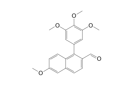 1-(3,4,5-Trimethoxyphenyl)-6-methoxynaphthalene-2-carbaldehyde