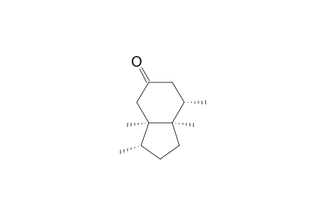 5H-Inden-5-one, octahydro-3,3a,7,7a-tetramethyl-, (3.alpha.,3a.alpha.,7.alpha.,7a.alpha.)-(.+-.)-