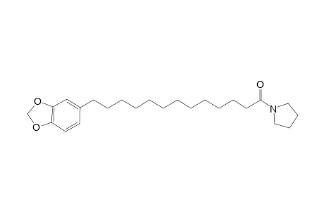 pa-C13:0 [5-(3,4-Methylenedioxyphenyl)tridecylpyrrolidinamide]