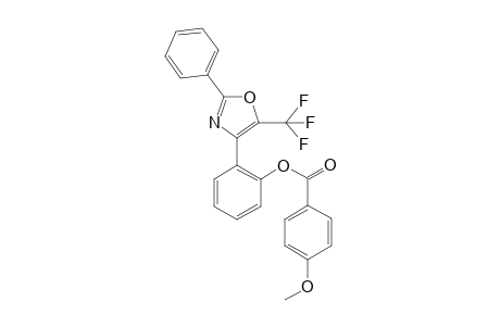 2-(2-Phenyl-5-(trifluoromethyl)oxazol-4-yl)phenyl 4-methoxybenzoate