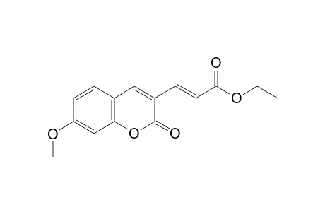 (E)-Ethyl 3-(7-methoxy-2-oxo-2H-chromen-3-yl)acrylate