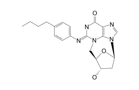 N2-(4-N-BUTYLPHENYL)-2'-DEOXY-3,5'-CYClOGUANOSINE;CBUPDG;FORM_A-(AMINO)