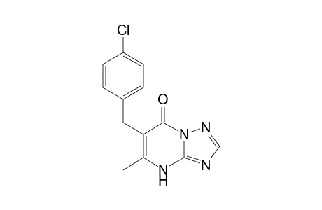 6-[(4-chlorophenyl)methyl]-5-methyl-4H,7H-[1,2,4]triazolo[1,5-a]pyrimidin-7-one