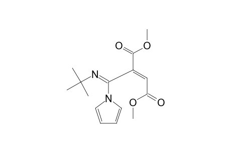 DIMETHYL_2-(TERT.-BUTYLIMINO-(PYRROL-1-YL)-METHYL)-BUT-2-ENEDIOATE