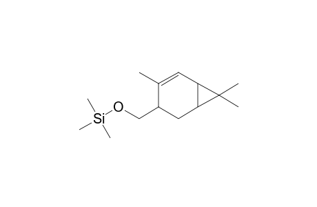 (4,7,7-Trimethylbicyclo[4.1.0]hept-4-en-3-yl)methanol, tms