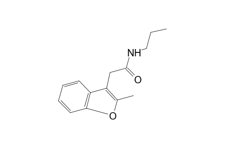 2-methyl-N-propyl-3-benzofuranacetamide