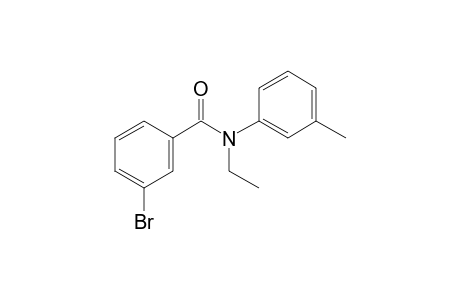 Benzamide, N-ethyl-N-(3-methylphenyl)-3-bromo-