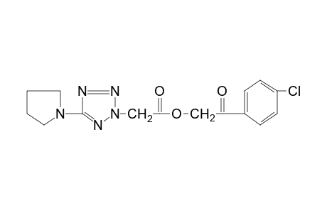 5-(1-pyrrolidinyl)-2H-tetrazole-2-acetic acid, p-chlorophenacyl ester