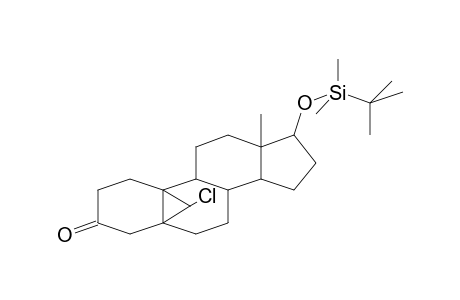 5,10-CYCLOANDROSTAN-3-ONE, 19-CHLORO-17-[[(1,1-DIMETHYLETHYL)DIMETHYLSILYL]OXY]-