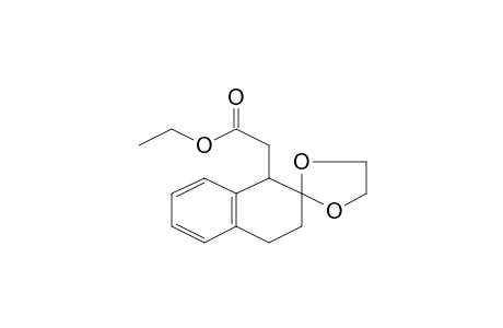 (1',2',3',4'-Tetrahydrospiro[1,3]dioxoxlane-2,2'-haphthalen-1'-yl)acetic acid, ethyl ester