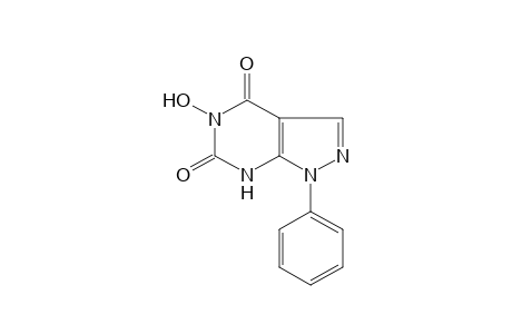 5-hydroxy-1-phenyl-1H-pyrazolo[3,4-d]pyrimidine-4,6(5H,7H)-dione