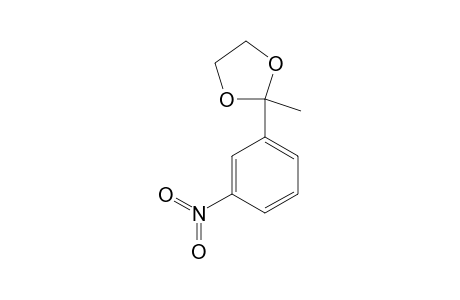 2-methyl-2-(m-nitrophenyl)-1,3-dioxolane