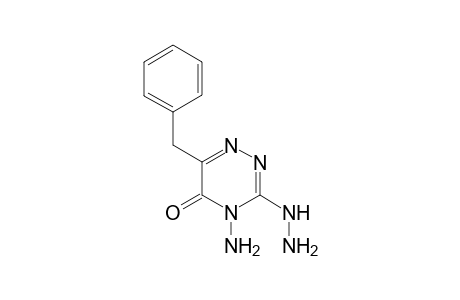 4-amino-6-benzyl-3-hydrazinyl-1,2,4-triazin-5(4H)-one