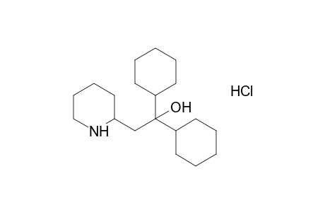 alpha,alpha-Dicyclohexyl-2-piperidineethanol, hydrochloride