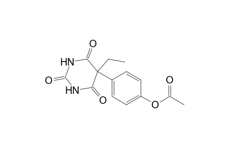 4-(5-Ethyl-2,4,6-trioxohexahydro-5-pyrimidinyl)phenyl acetate