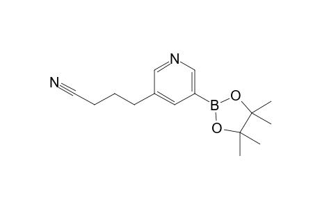 4-(5-(4,4,5,5-Tetramethyl-1,3,2-dioxaborolan-2-yl)pyridin-3-yl)butanenitrile