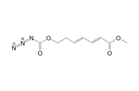 6-CARBOMETHOXY-3E,5E-HEXADIENYL-AZIDOFORMATE;3E,5E-ISOMER