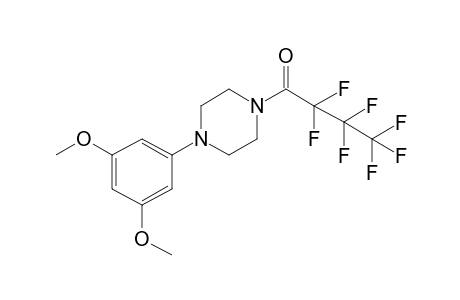 1-(4-(3,5-Dimethoxyphenyl)piperazin-1-yl)-2,2,3,3,4,4,4-heptafluorobutan-1-one