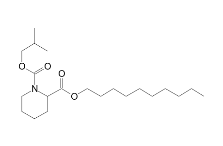 Pipecolic acid, N-isobutoxycarbonyl-, decyl ester