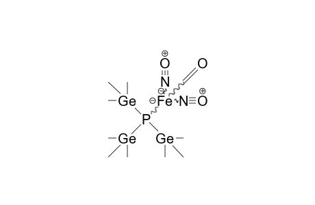 Carbonyl-dinitrosyl-tris(trimethylgermyl)-phosphine iron