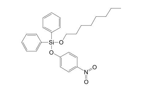 Silane, diphenyl(4-nitrophenoxy)octyloxy-