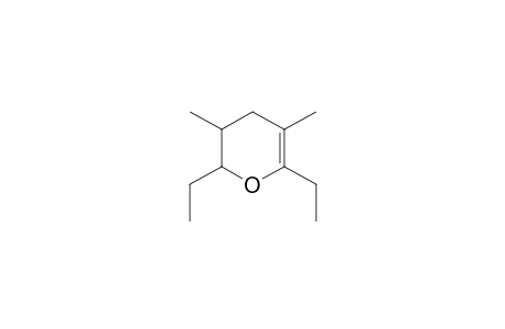 2,6-Diethyl-3,5-dimethyl-3,4-dihydro-2H-pyran