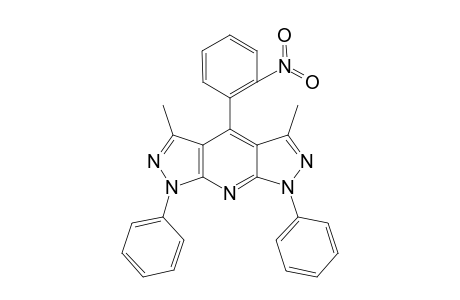 3,5-DIMETHYL-4-(2-NITROPHENYL)-1,7-DIPHENYL-1H,7H-BISPYRAZOLO-[3,4-B:4',3'-E]-PYRIDINE