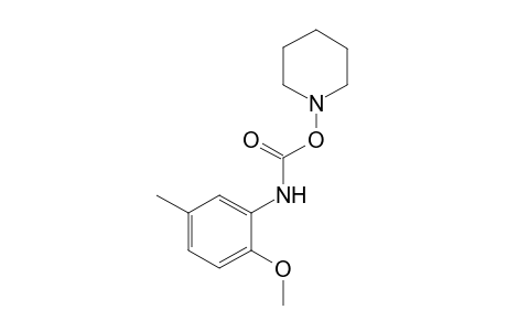 2-methoxy-5-methylcarbanilic acid, O-piperidino derivative