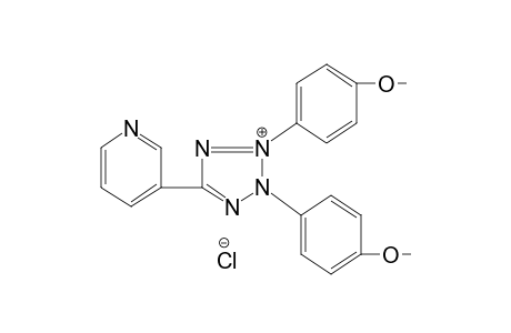 2,3-bis(p-methoxyphenyl)-5-(3-pyridyl)-2H-tetrazolium chloride