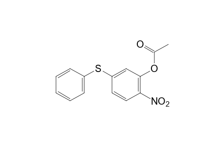 2-nitro-5-(phenylthio)phenol, acetate (ester)