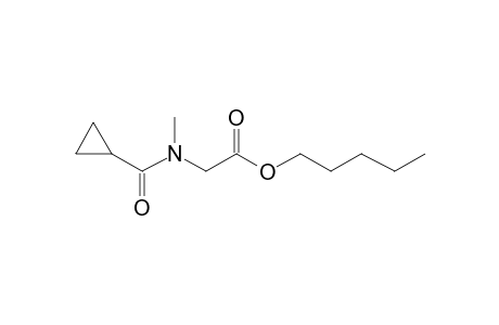 Sarcosine, N-cyclopropylcarbonyl-, pentyl ester